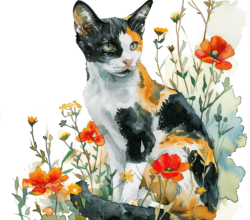 Calico Cat 3 Poppy 20oz Tumbler