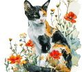 Calico Cat 3 Poppy 20oz Tumbler