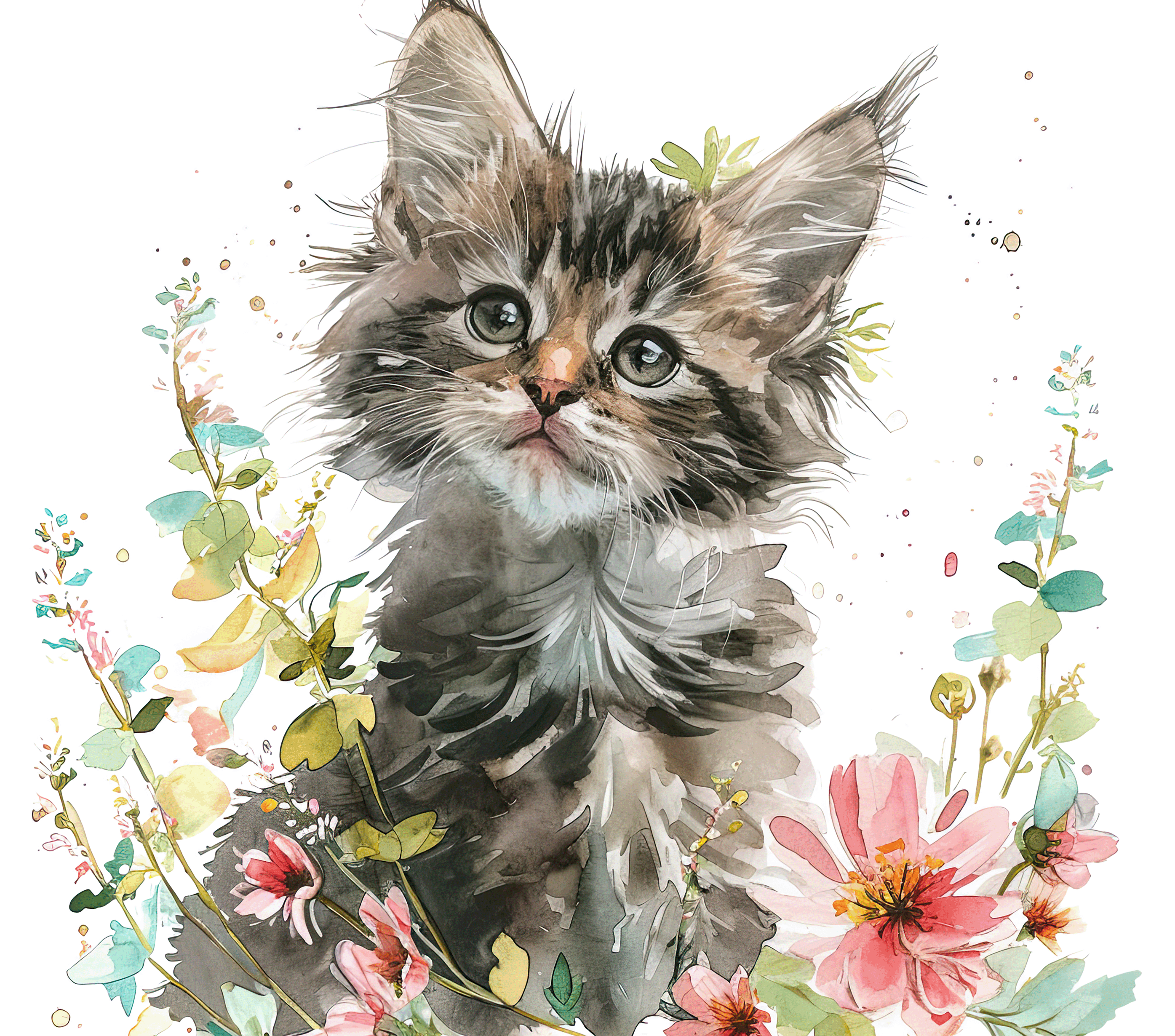 Maine Coon Cat 2 Garden 20oz Tumbler
