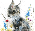 Norwegian Forest Cat 3 Wildflower 20oz Tumbler