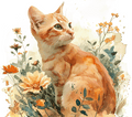 Orange Tabby Cat Tumbler 1