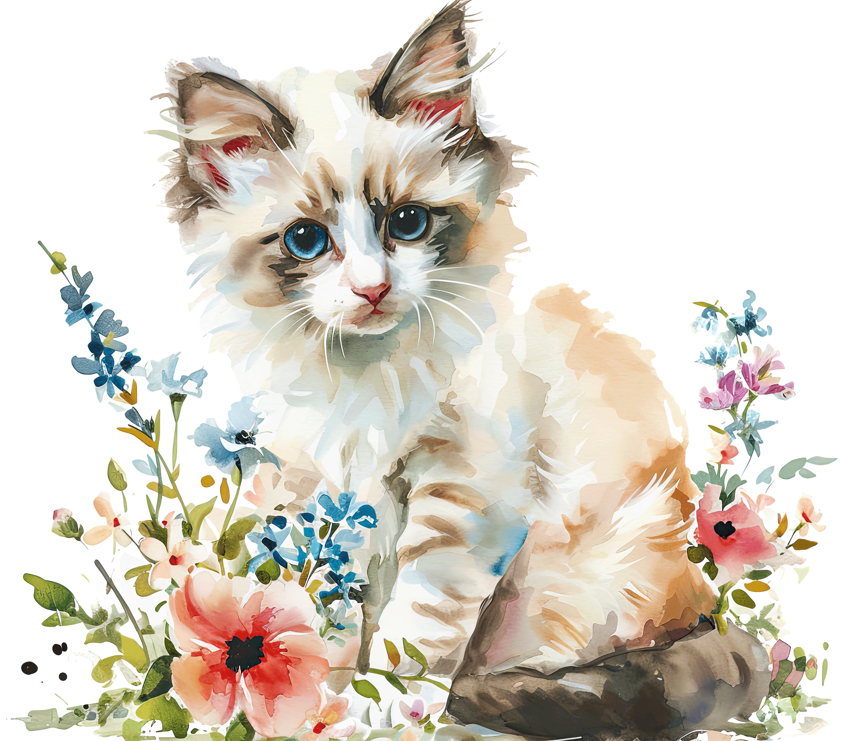 Ragdoll Cat 4 20oz Tumbler