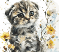 Scottish Fold Wildflower Tumbler 4
