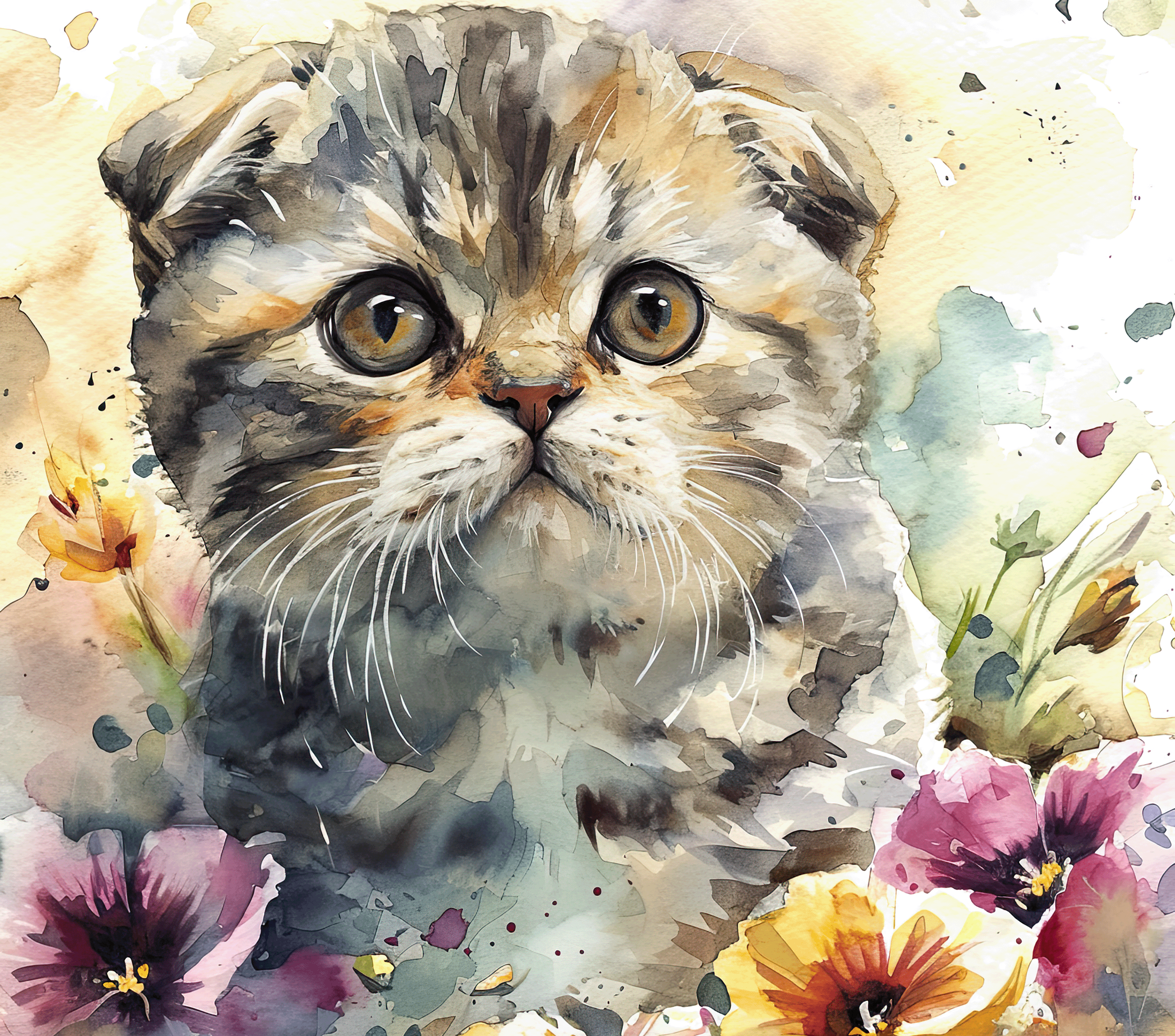 Scottish Fold Cosmos Garden Tumbler 5