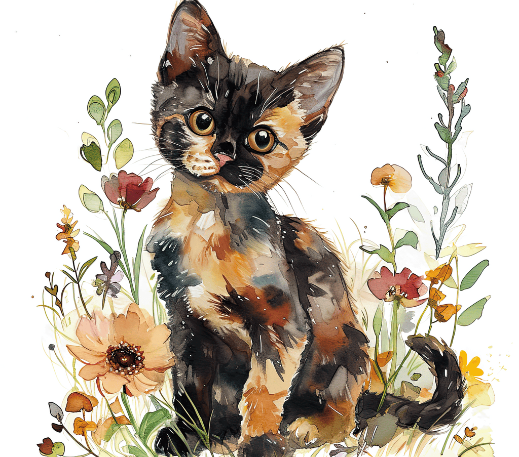 Tortoiseshell Cat3 Garden 20oz Tumbler