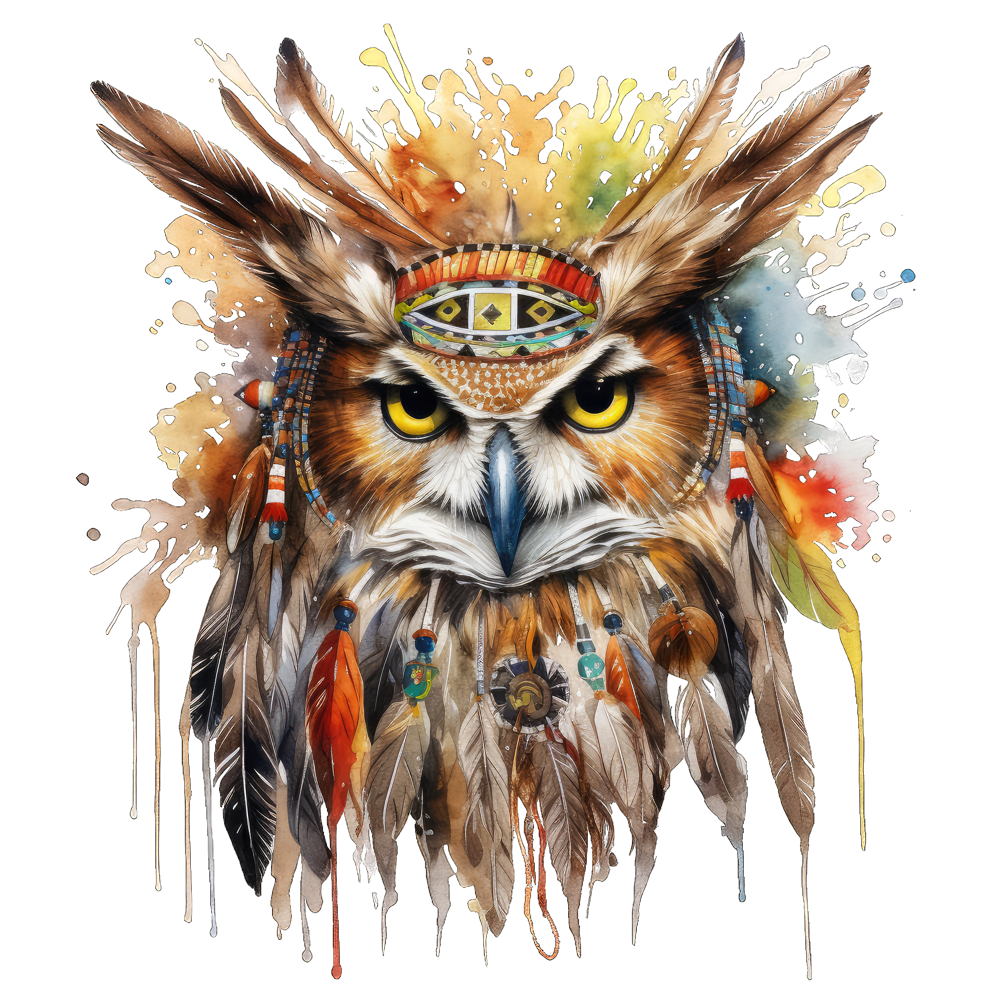 Native Owl Spirit Tumbler