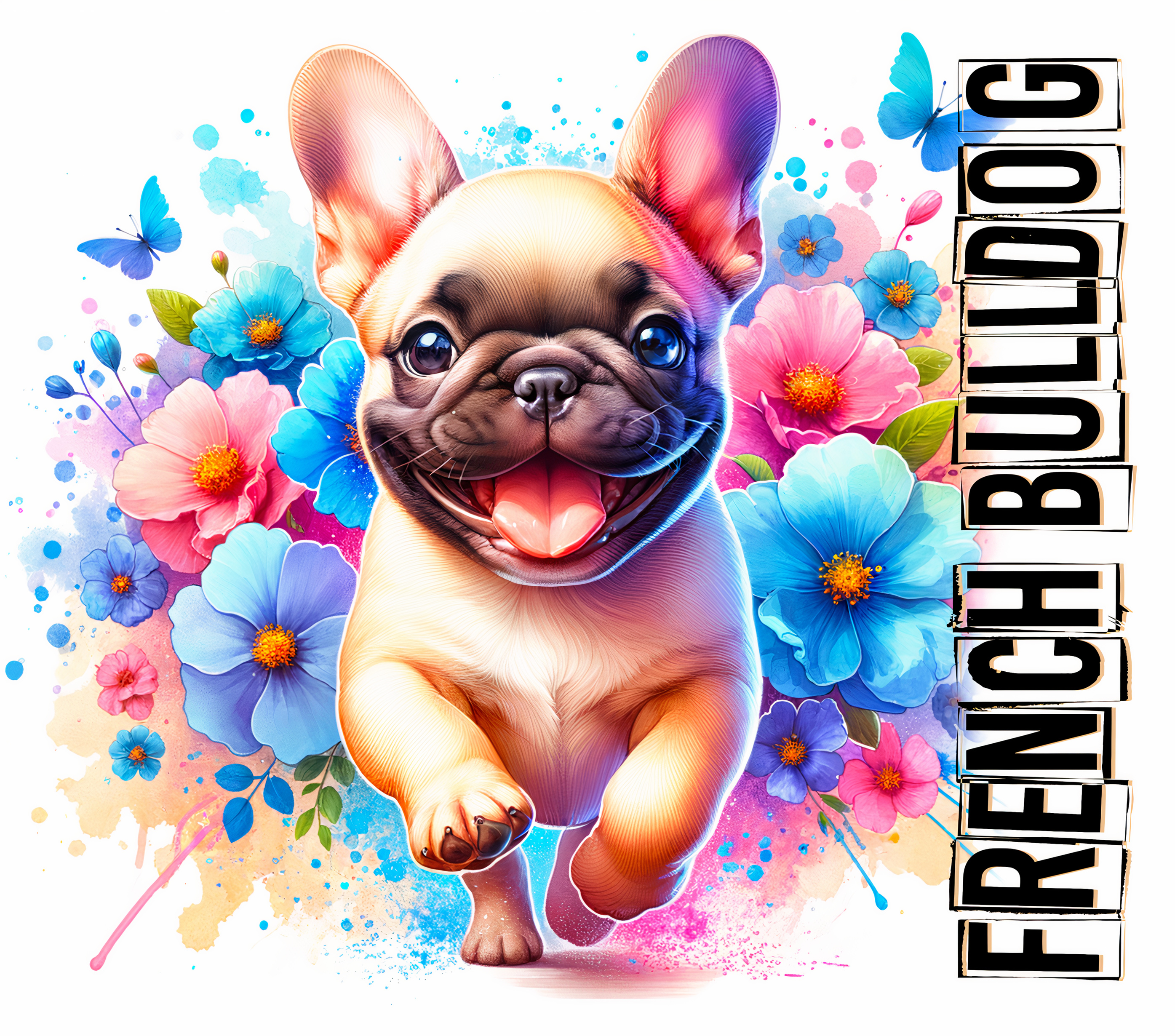 French Bulldog Tumbler - Vibrant