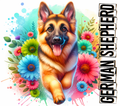 German Shepherd Tumbler - Vibrant