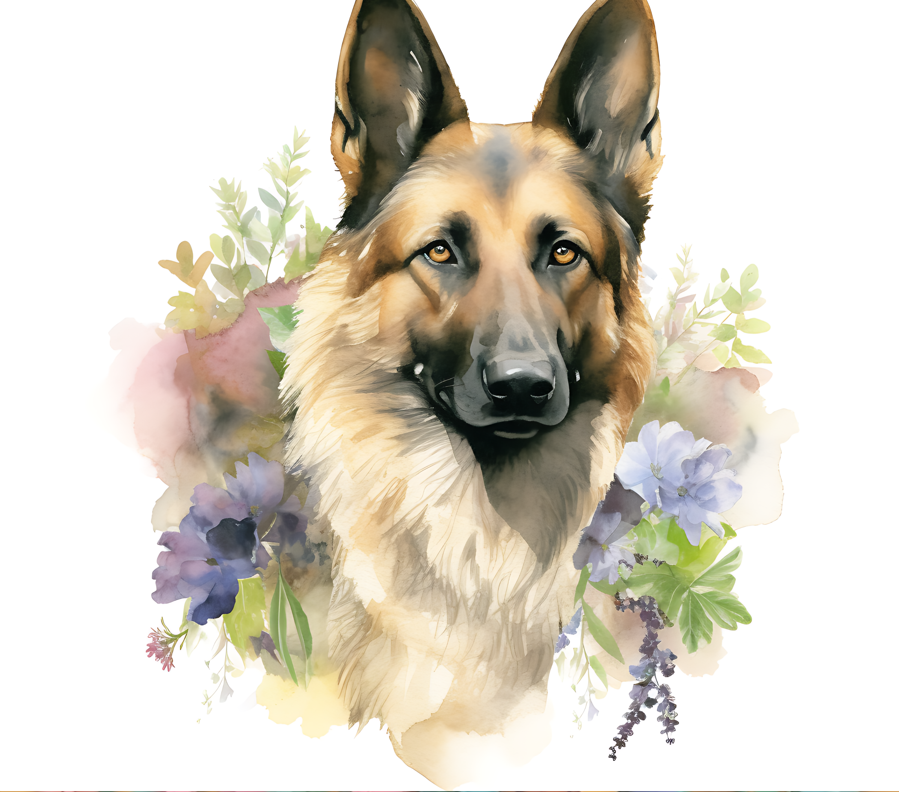 German Shepherd Tumbler