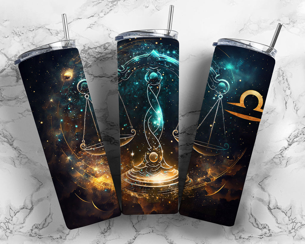 Libra Zodiac Tumbler (Scales)