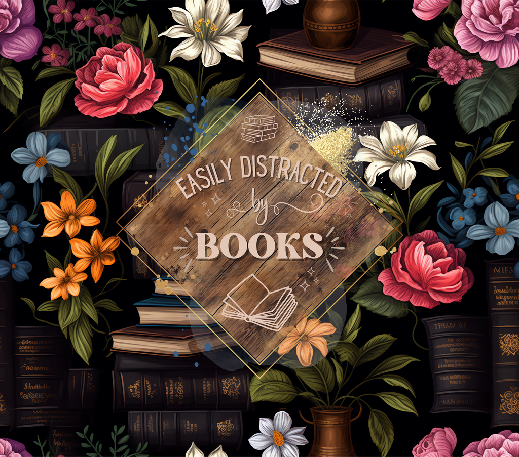 Easily Distracted by Books Tumbler