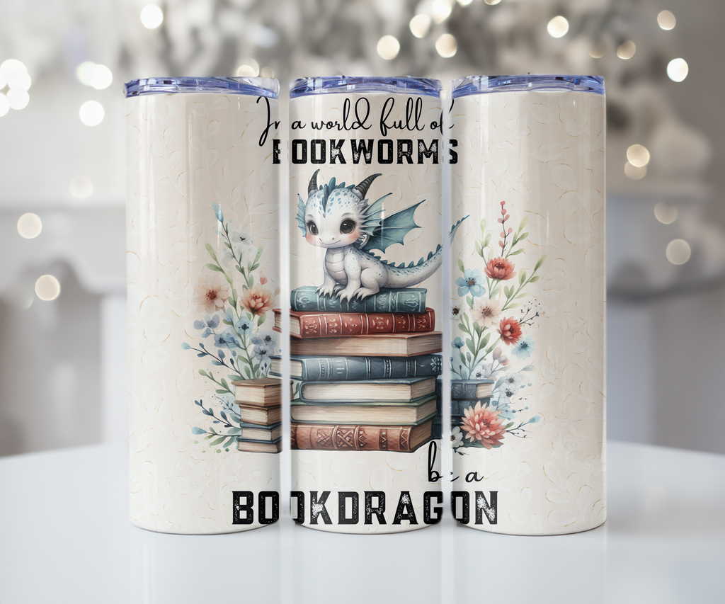 Book Dragon Tumbler