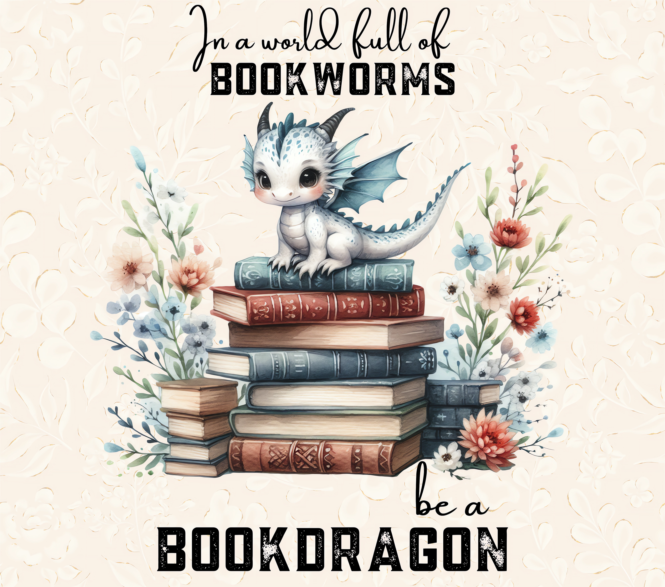 Book Dragon Tumbler