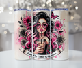 Fueled by Coffee & Sarcasm - Pink Hair