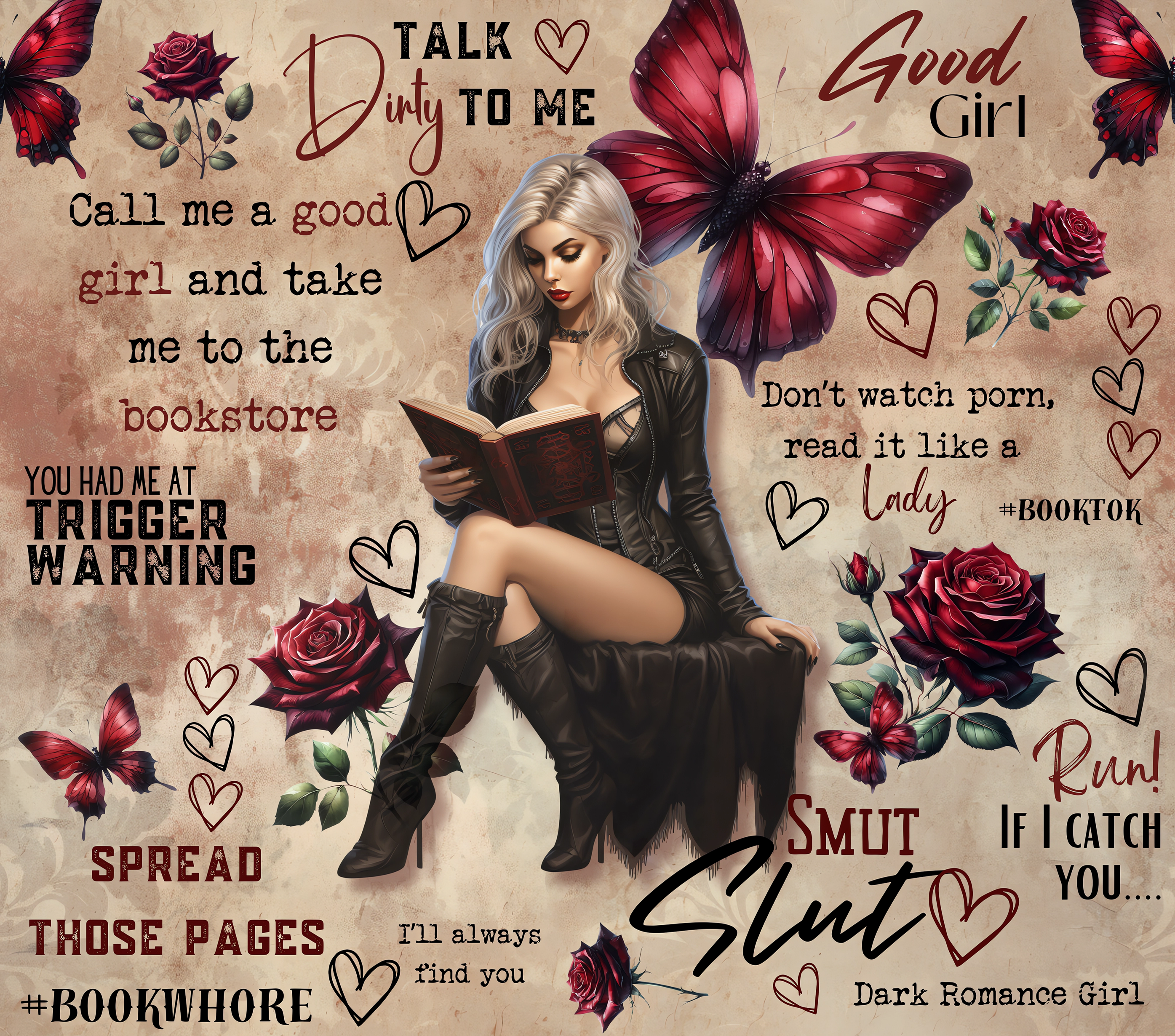 BookTok Dark Romance Tumbler