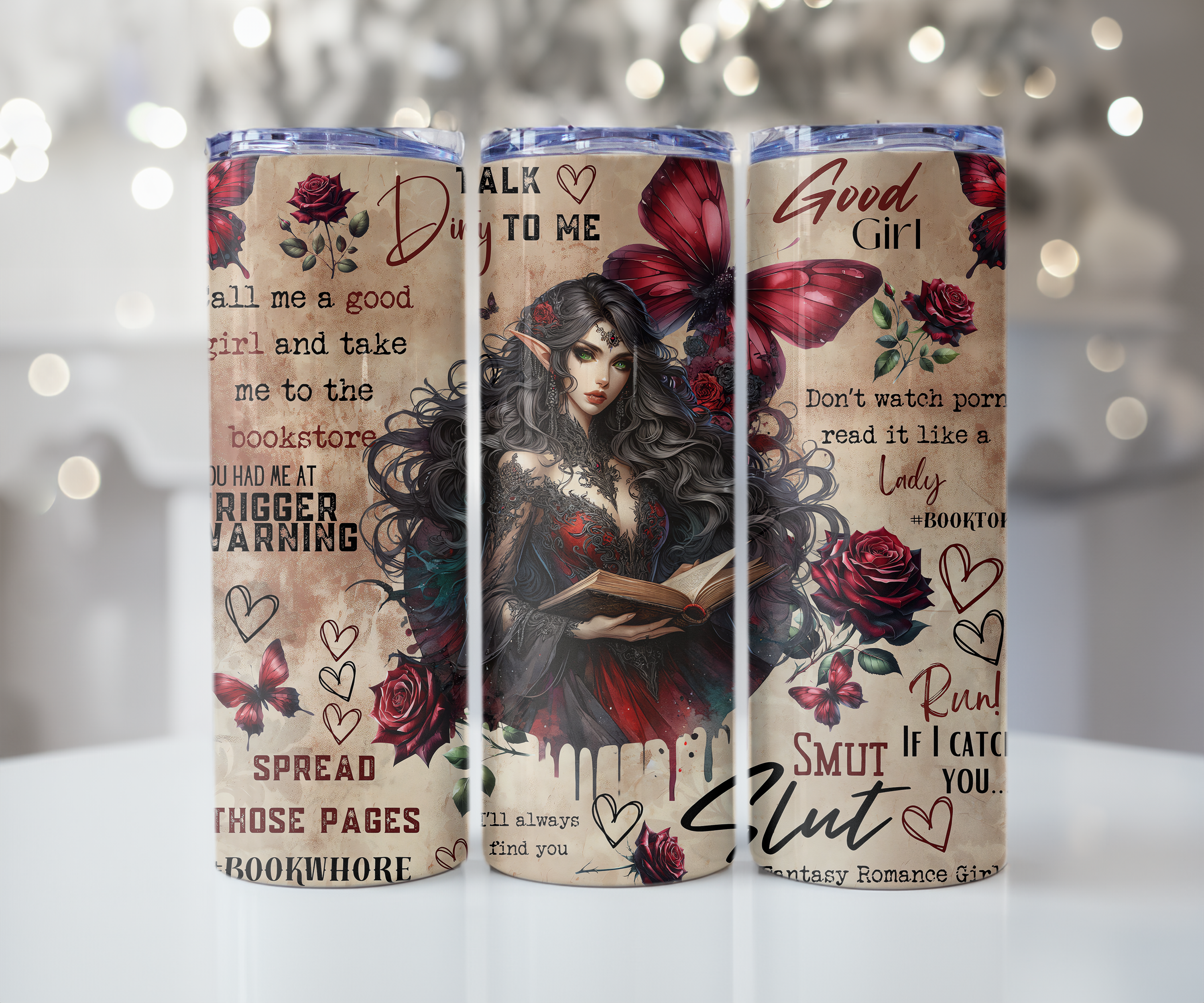 Fantasy Romance BookTok Tumbler