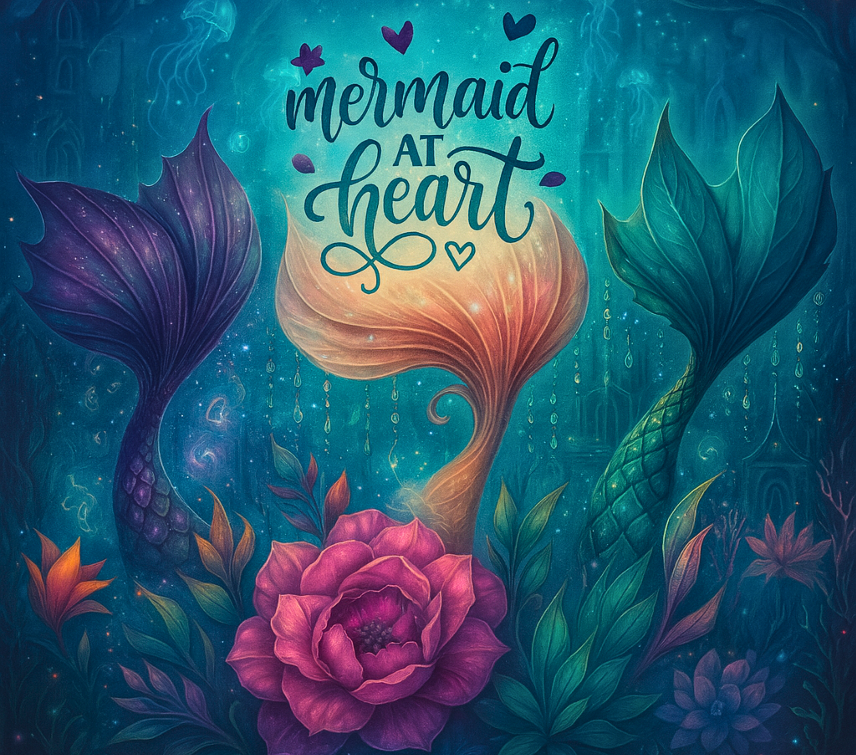 Mermaid at Heart Tumbler