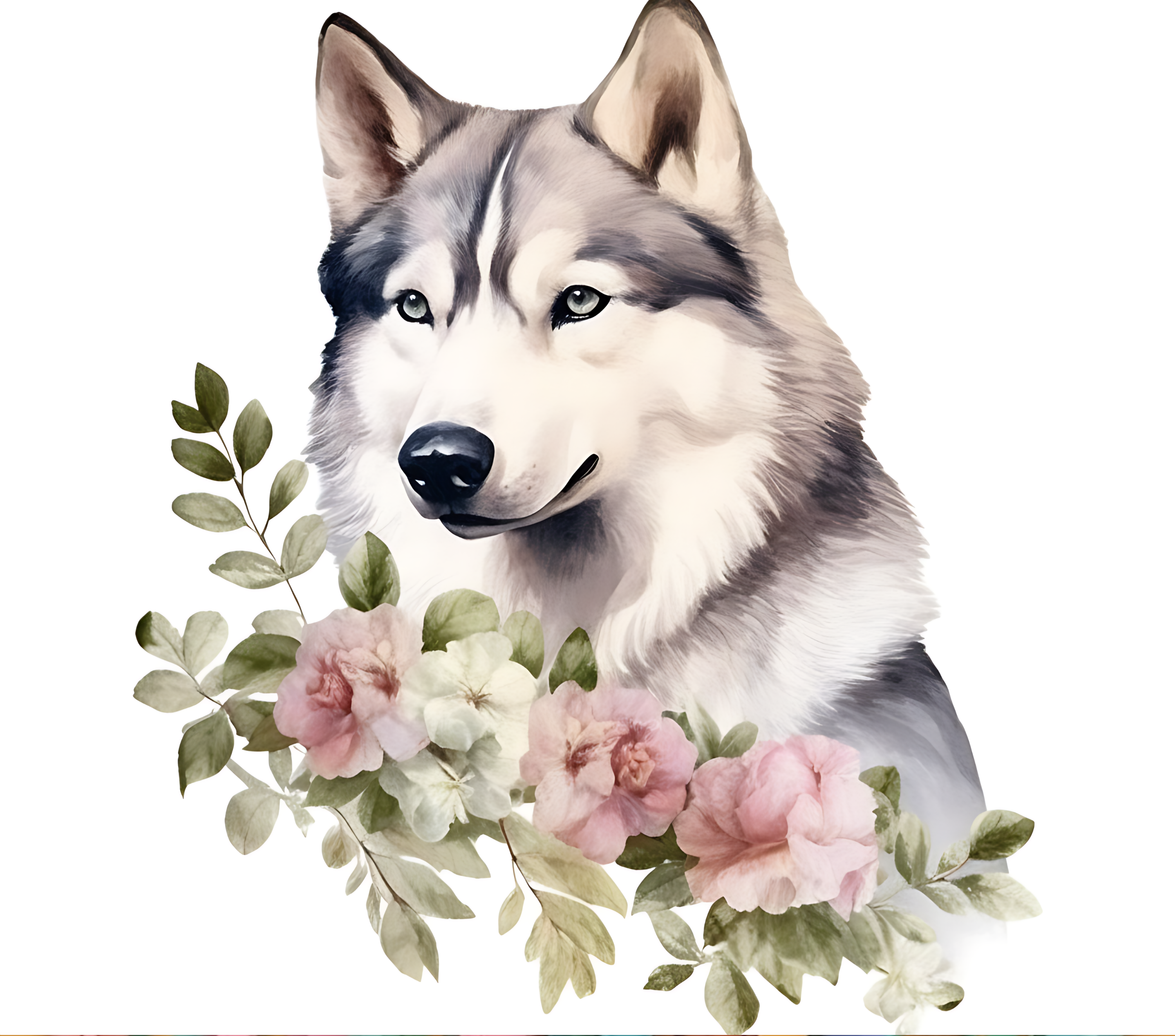 Siberian Husky Tumbler - Elegant