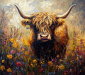 Highland Cow Prairie Cottage