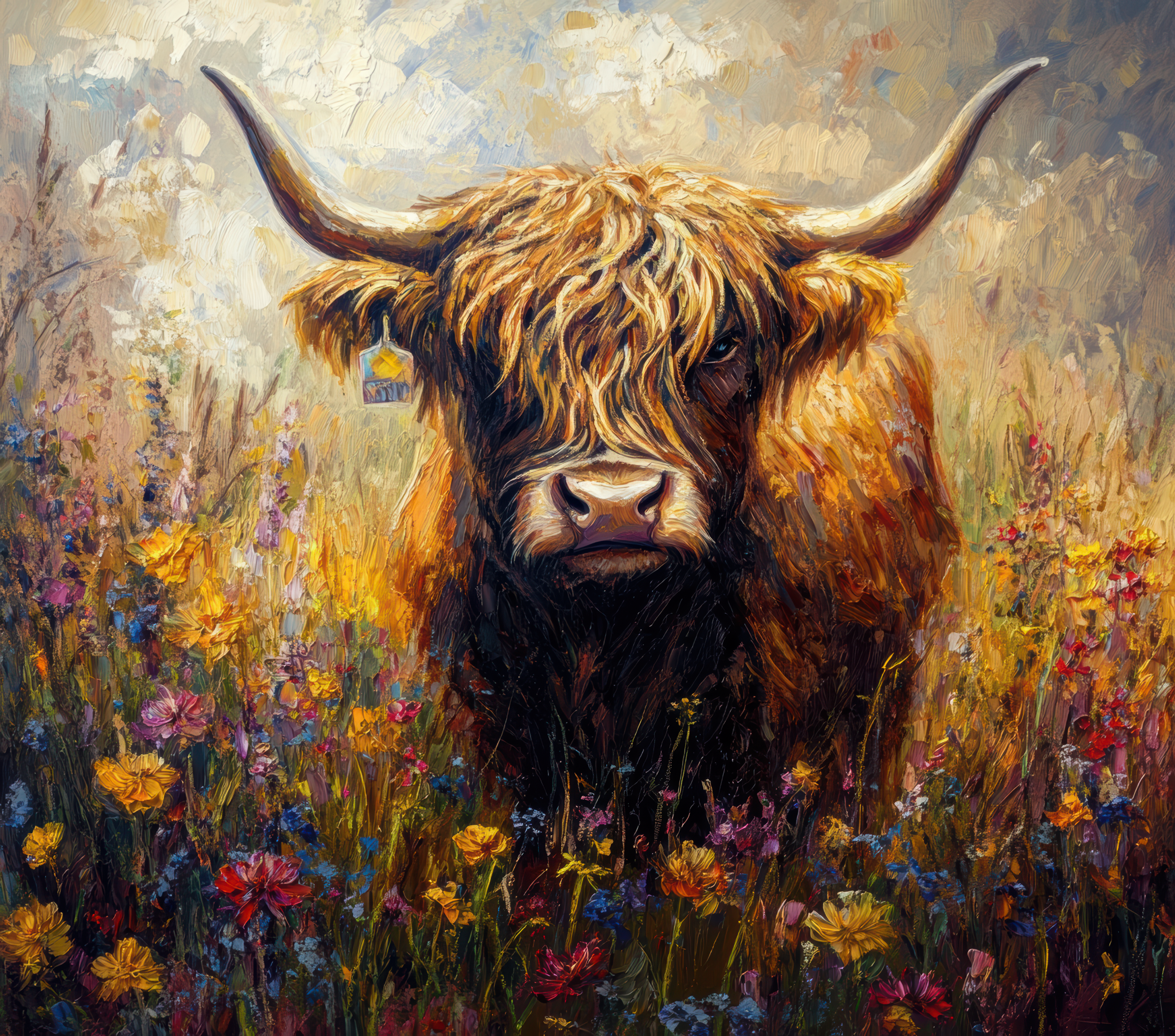 Highland Cow Prairie Cottage