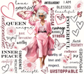 I AM Unstoppable Pink Butterfly Queen Tumbler