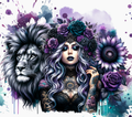 Gothic Lion Queen Tumbler