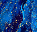 Blue Agate Marble Tumbler