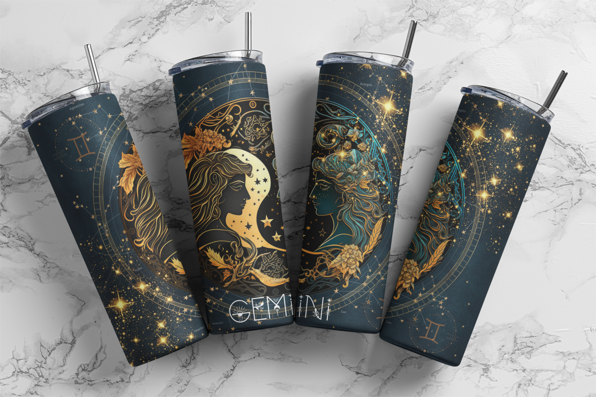 Gemini Zodiac Tumbler