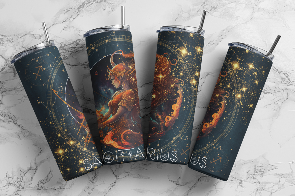 Sagittarius Zodiac Tumbler (Zodiac Wheel)