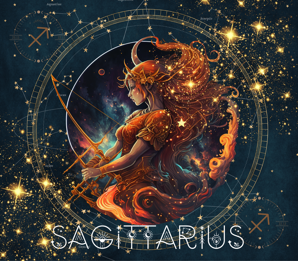 Sagittarius Zodiac Tumbler (Zodiac Wheel)