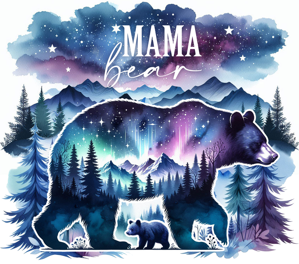 Mama Bear Aurora Tumbler